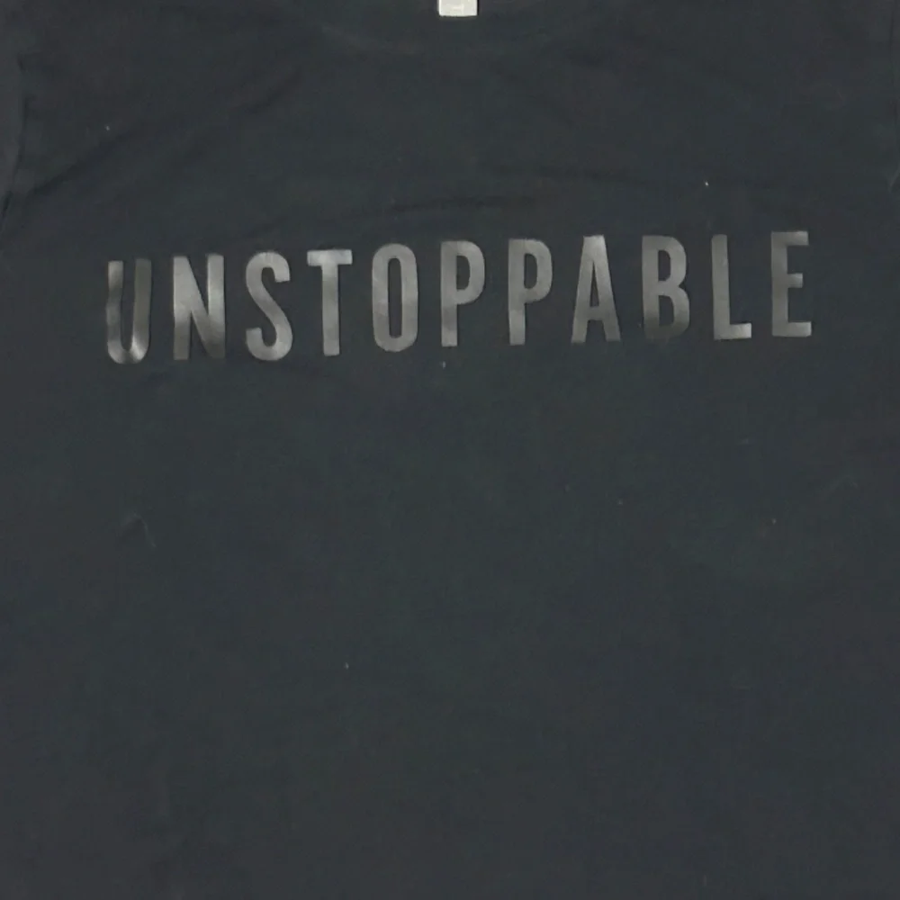 Women's Athleta Black "Unstoppable" 3/4 Crop Crew Neck Cotton Tee - SMALL - Picture 4 of 5